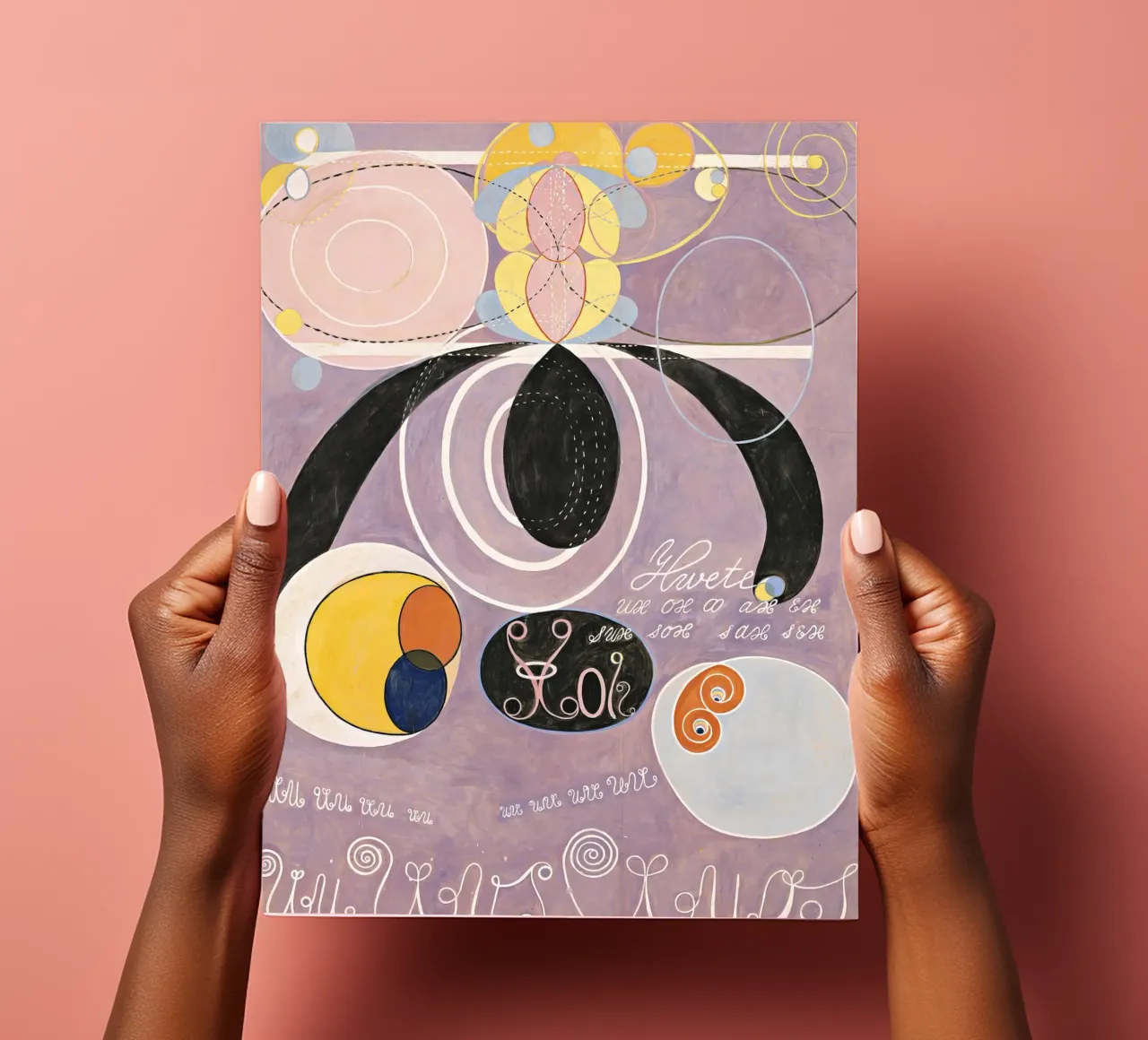Hilma Af Klint Die Zehn Größten Nr. 6 Stickerbogen von 50 masterpieces
