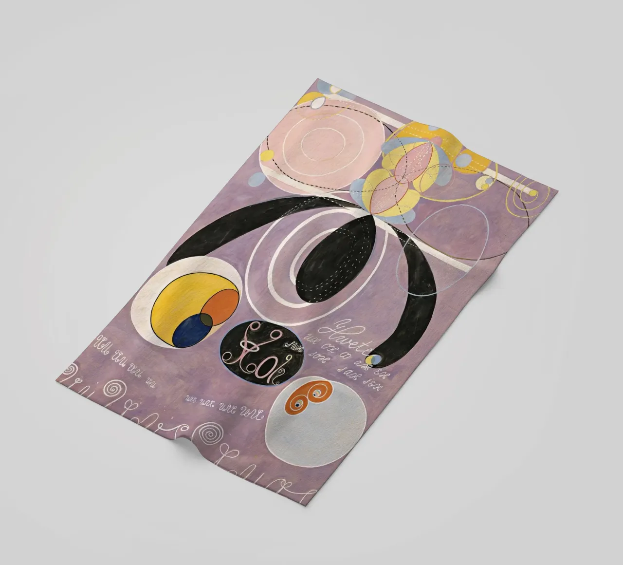 Hilma Af Klint Los diez mayores nº 6 toalla de playa de 50 masterpieces