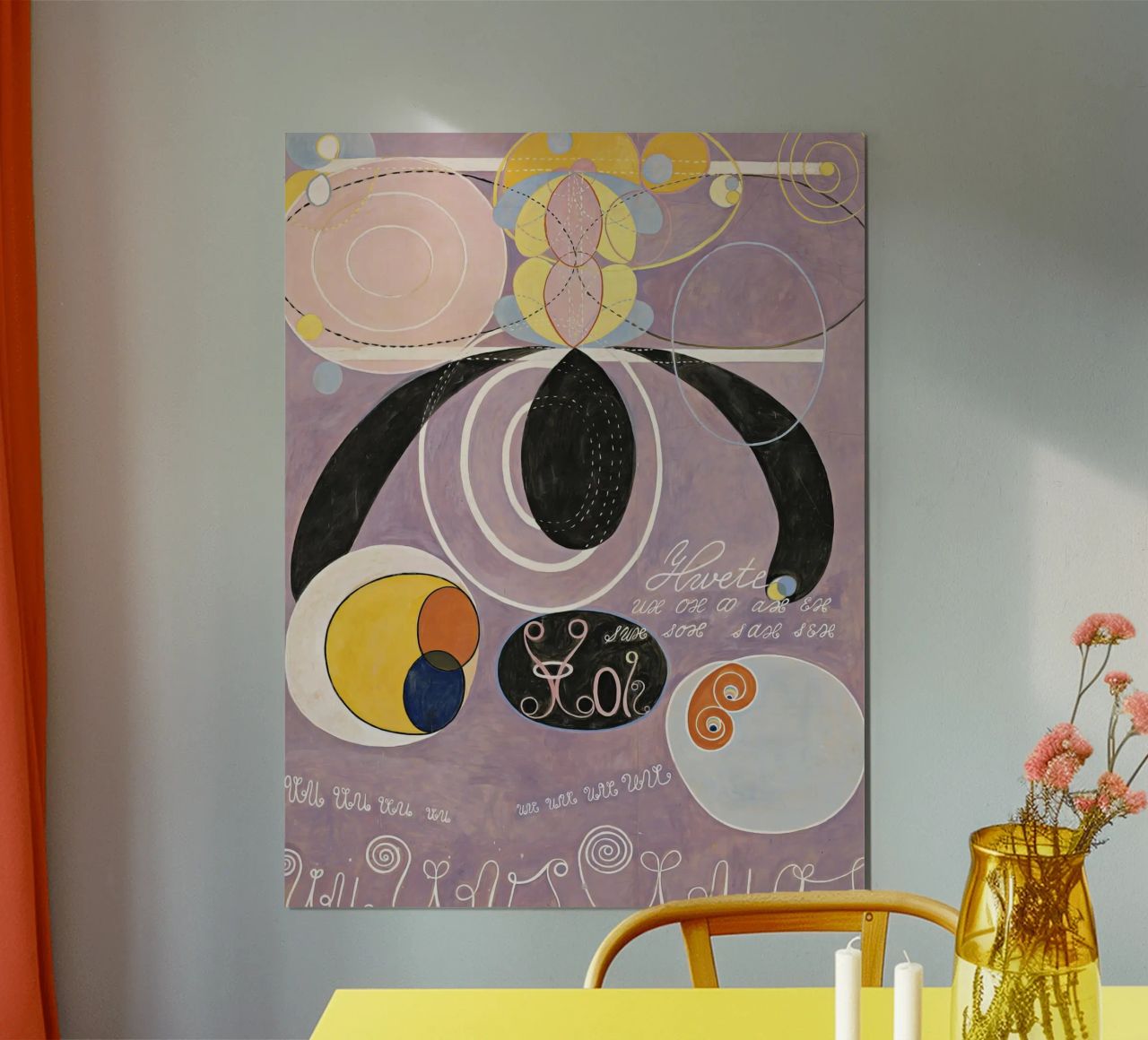 Hilma Af Klint De Tien Grootste No6 poster van 50 masterpieces