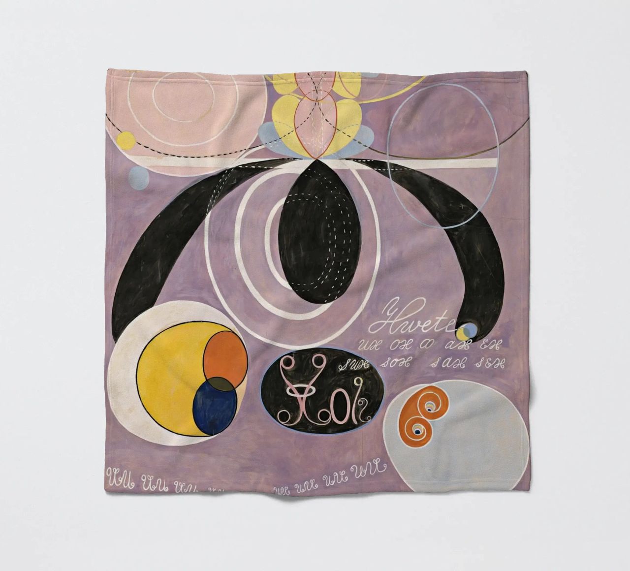 Hilma Af Klint The Ten Largest No6 fleece blanket by 50 masterpieces