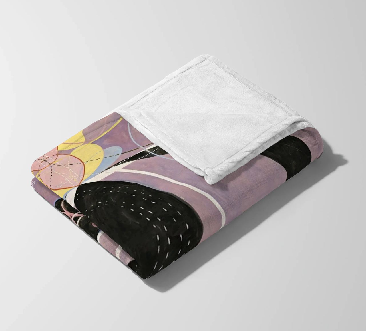 Hilma Af Klint The Ten Largest No6 fleece blanket by 50 masterpieces