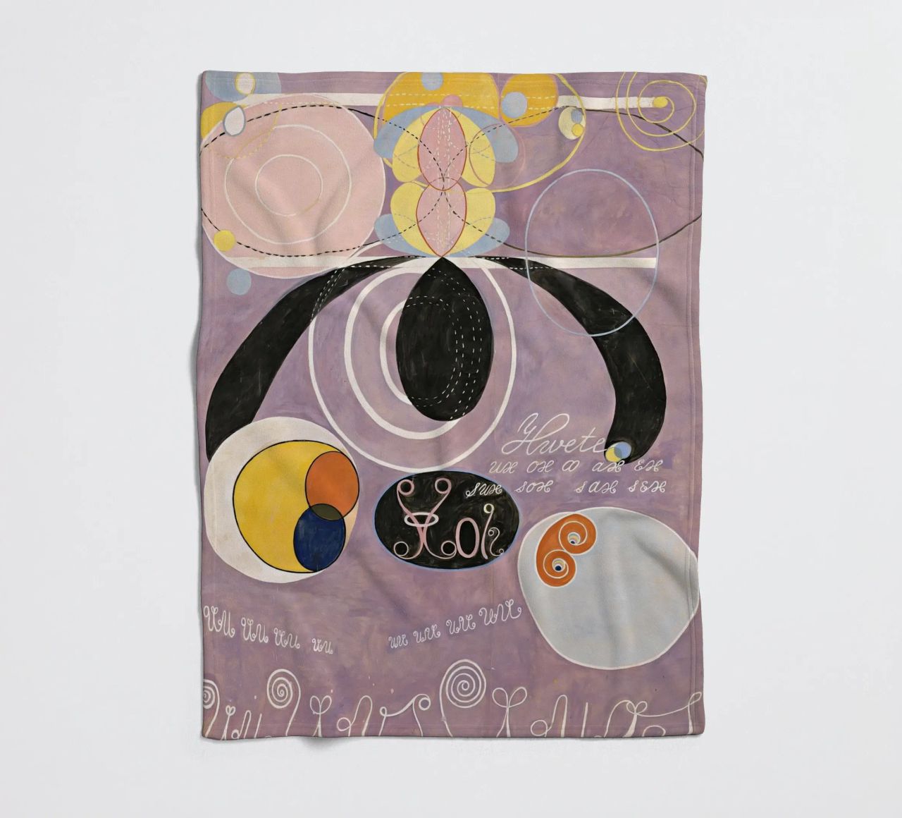 Hilma Af Klint The Ten Largest No6 fleece blanket by 50 masterpieces