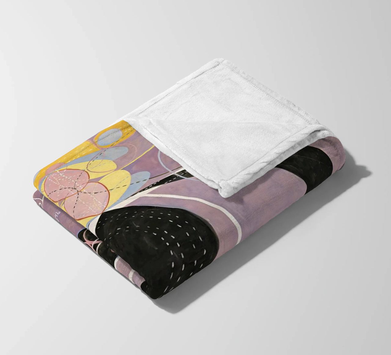 Hilma Af Klint The Ten Largest No6 fleece blanket by 50 masterpieces