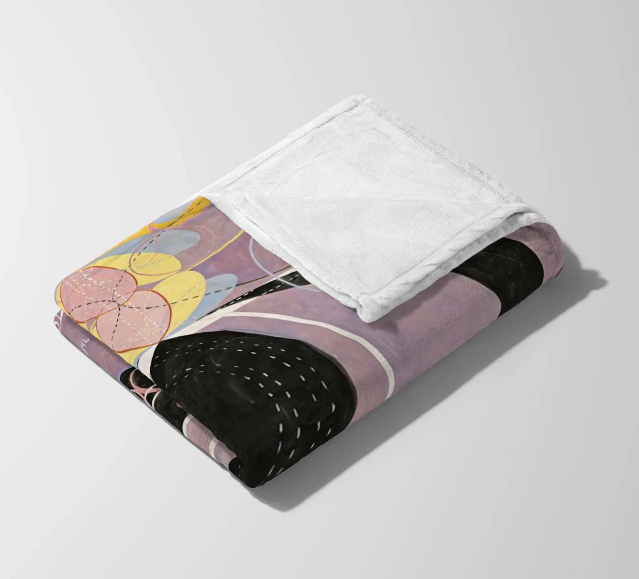 Hilma Af Klint The Ten Largest No6 fleece blanket by 50 masterpieces