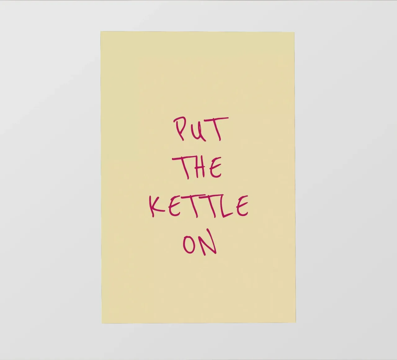 Put the Kettle On telo in pvc da Ayleen