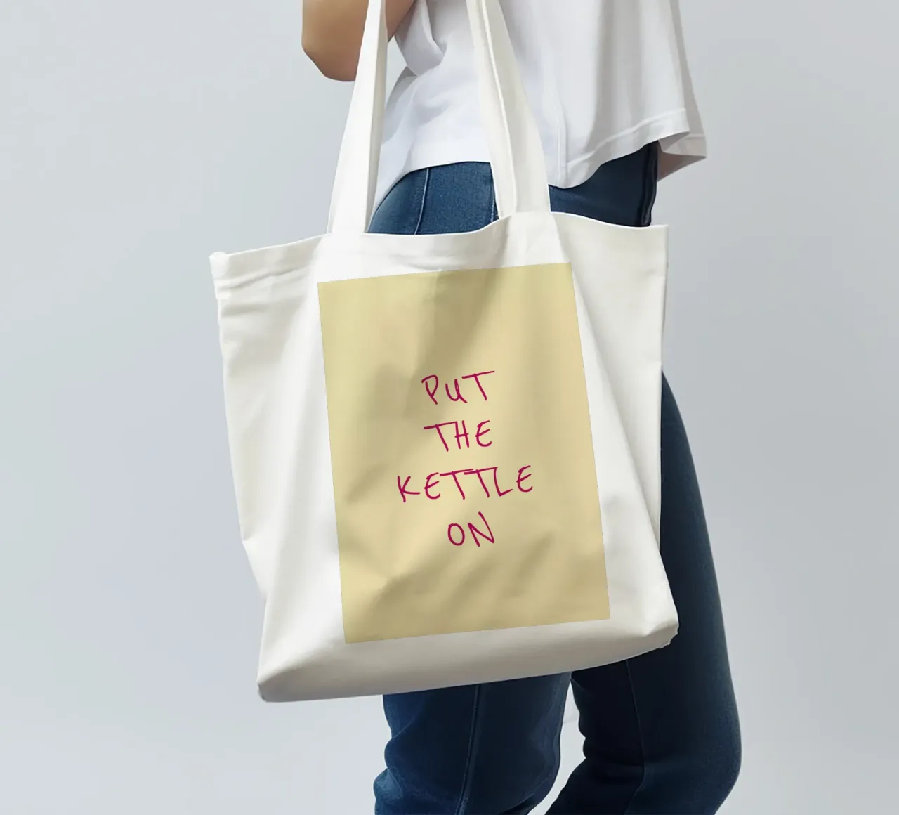 Put the Kettle On borsa in juta da Ayleen
