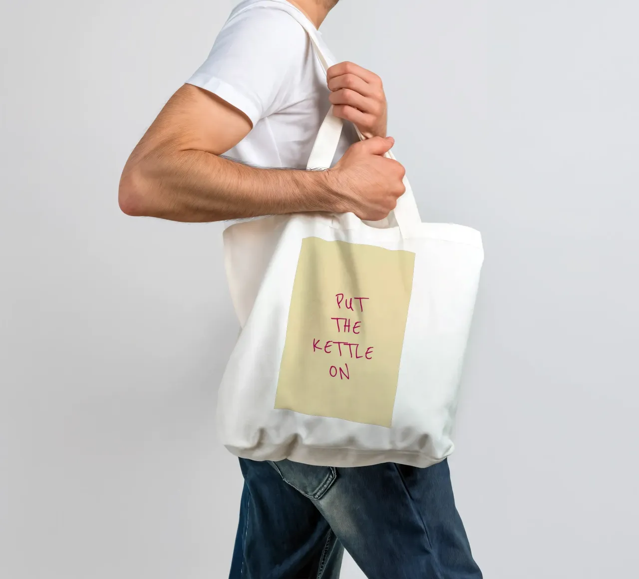 Put the Kettle On borsa in juta da Ayleen