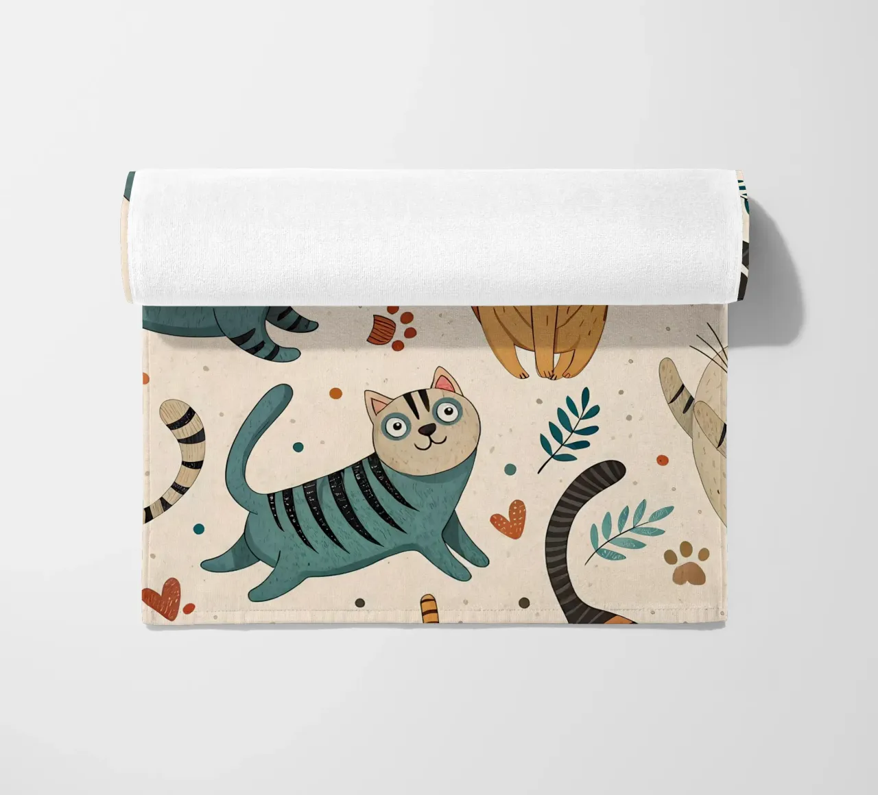 Cat Doodle Pattern telo mare da Happy Littles