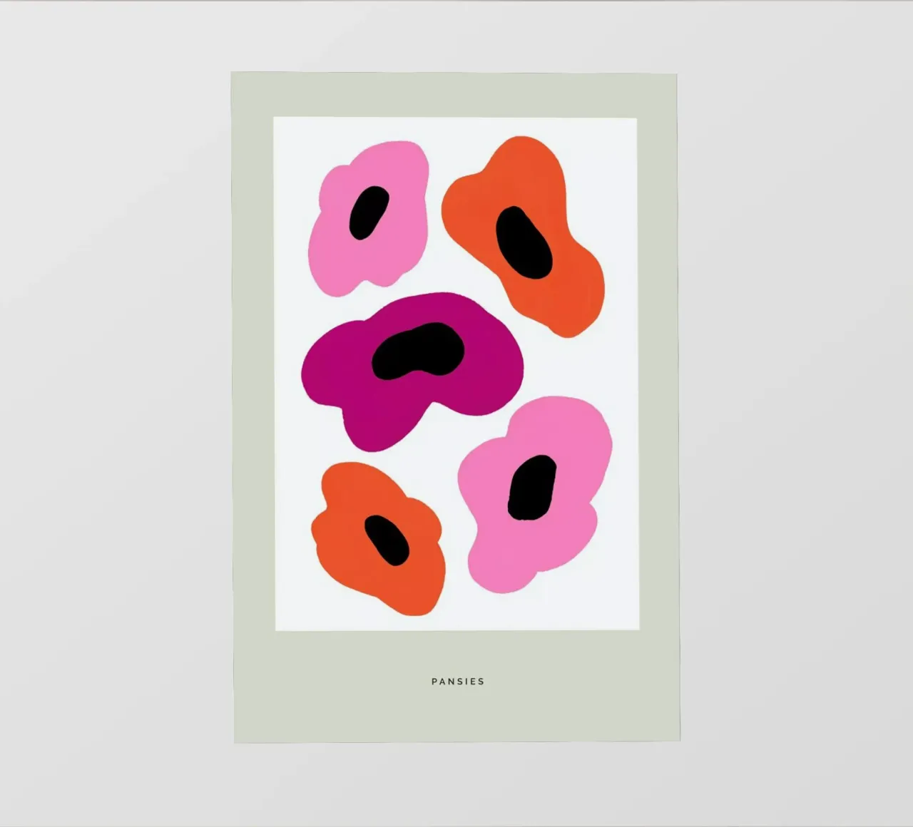 Pansies II PVC Plane von Studio One