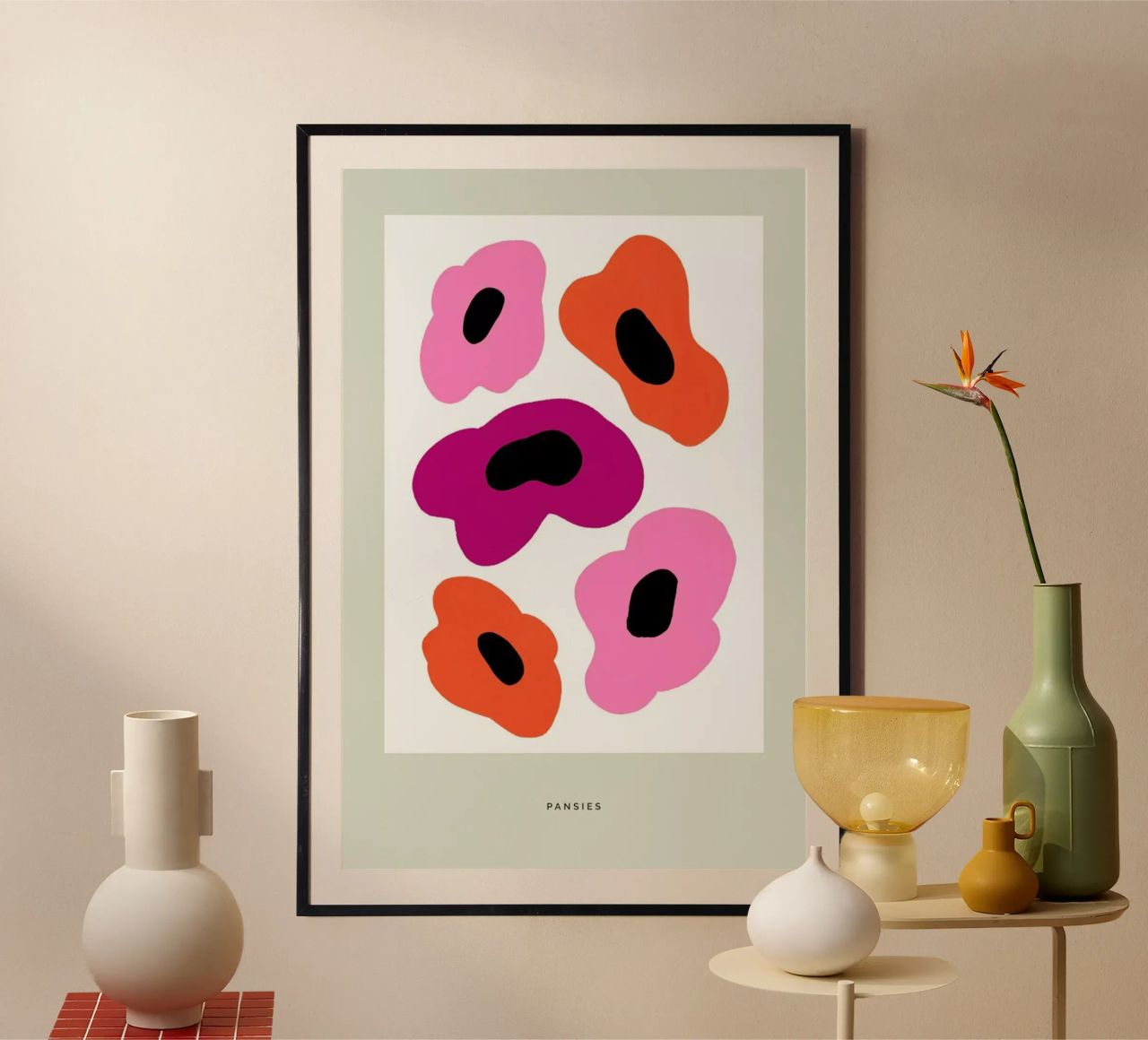 Pansies II poster by Studio One