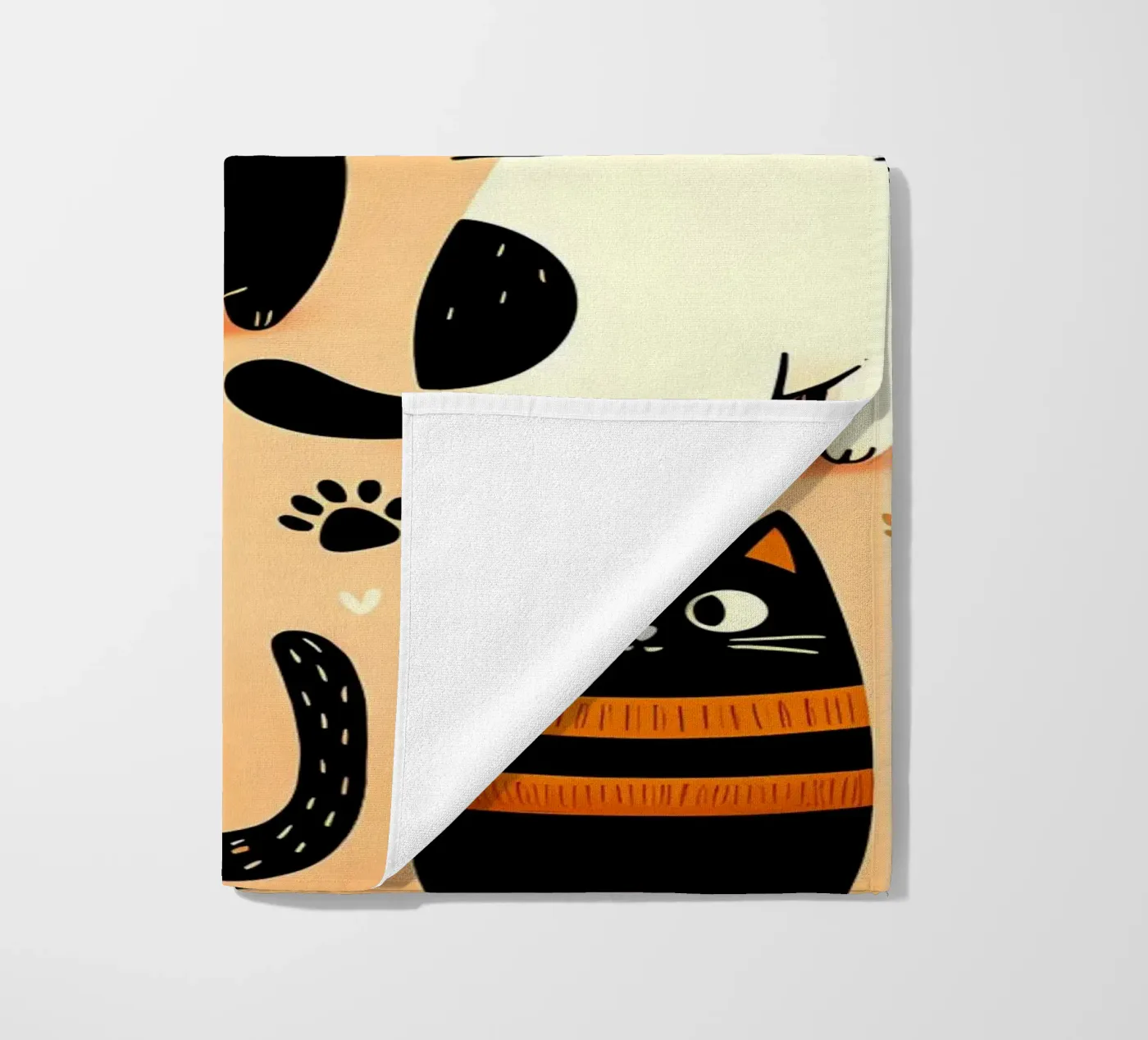 Cat Doodle Pattern telo mare da Happy Littles