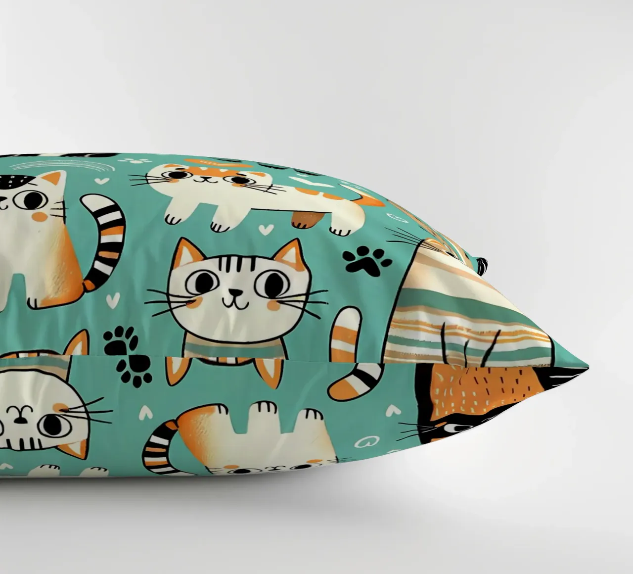 Schema di scarabocchio di gatto cuscino da Happy Littles
