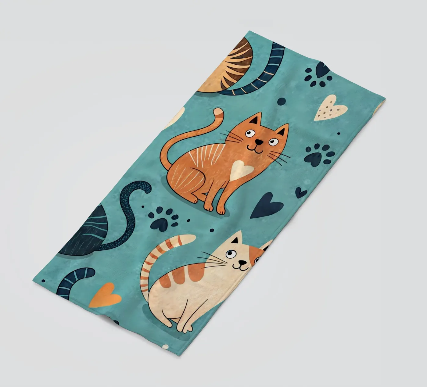 Cat Doodle Pattern telo mare da Happy Littles
