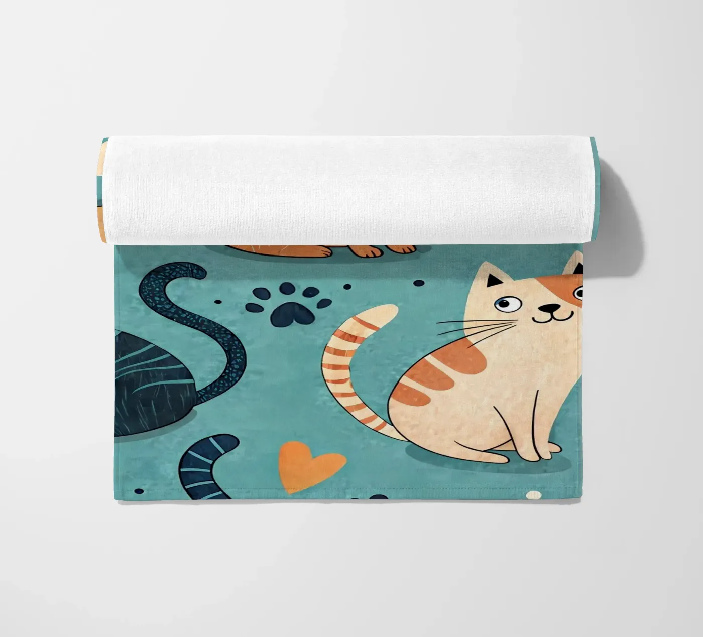 Cat Doodle Pattern telo mare da Happy Littles