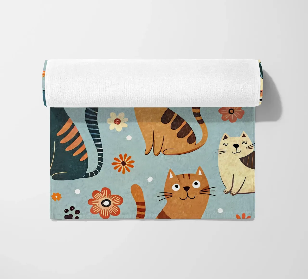 Cat Doodle Pattern telo mare da Happy Littles