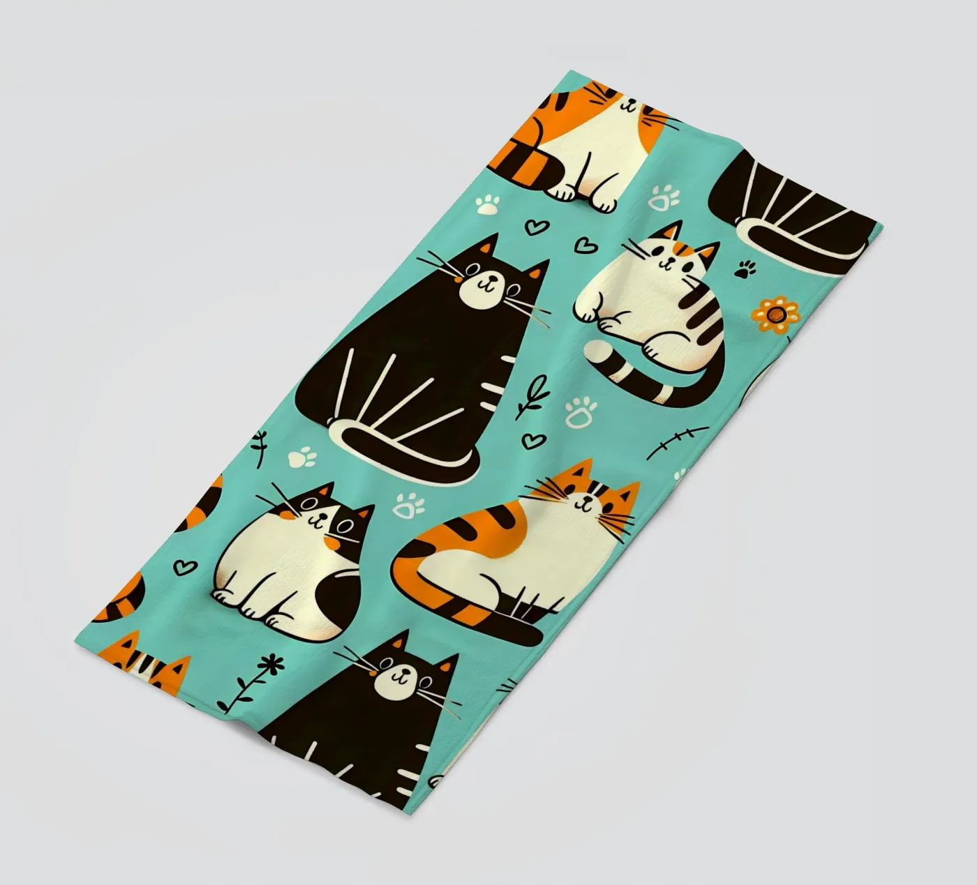 Cat Doodle Pattern telo mare da Happy Littles