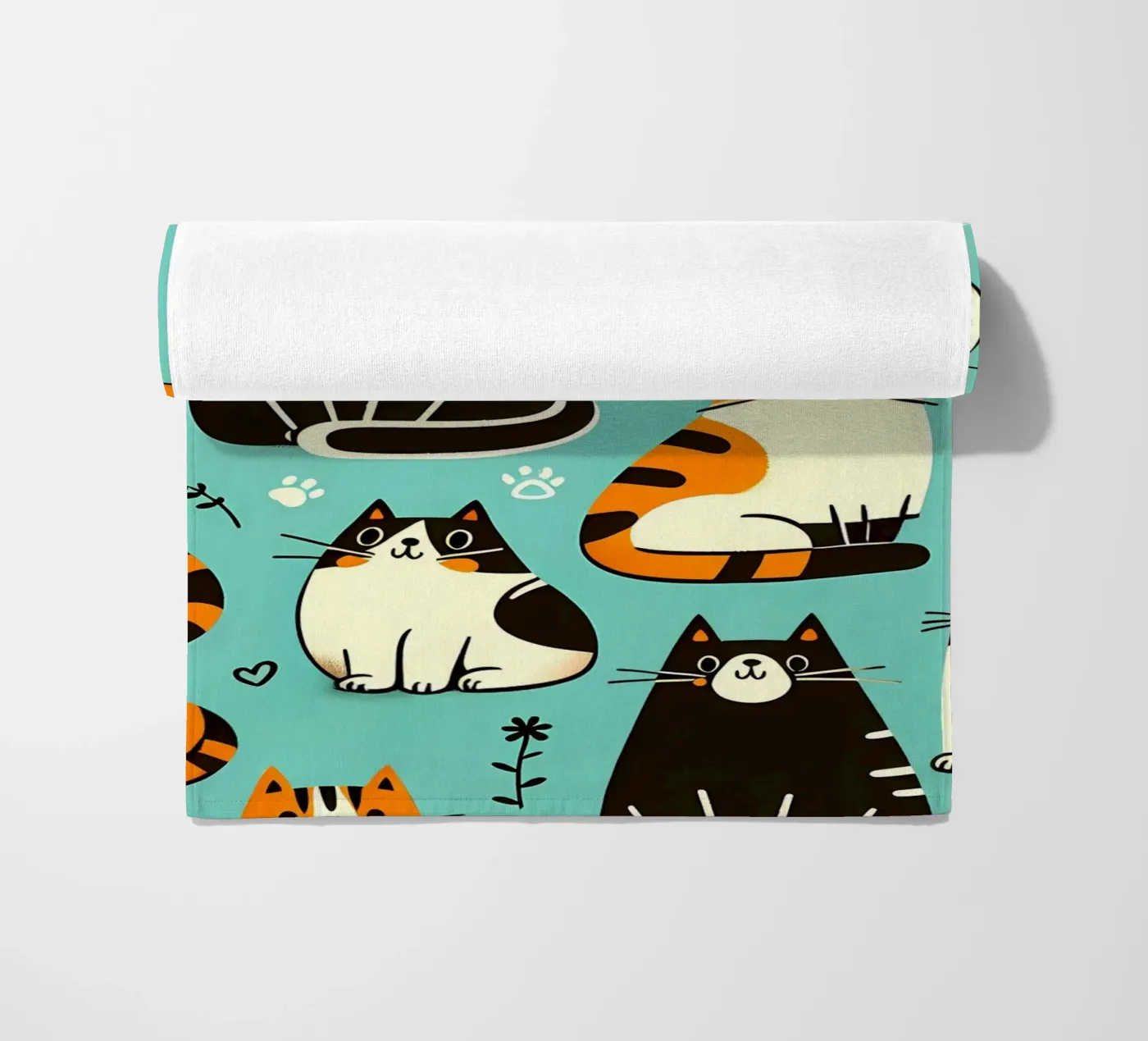 Cat Doodle Pattern telo mare da Happy Littles