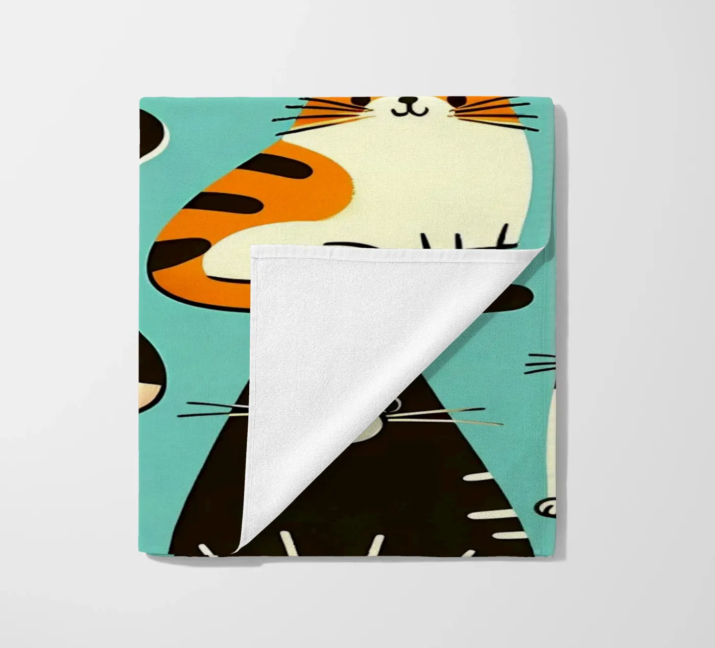 Cat Doodle Pattern telo mare da Happy Littles