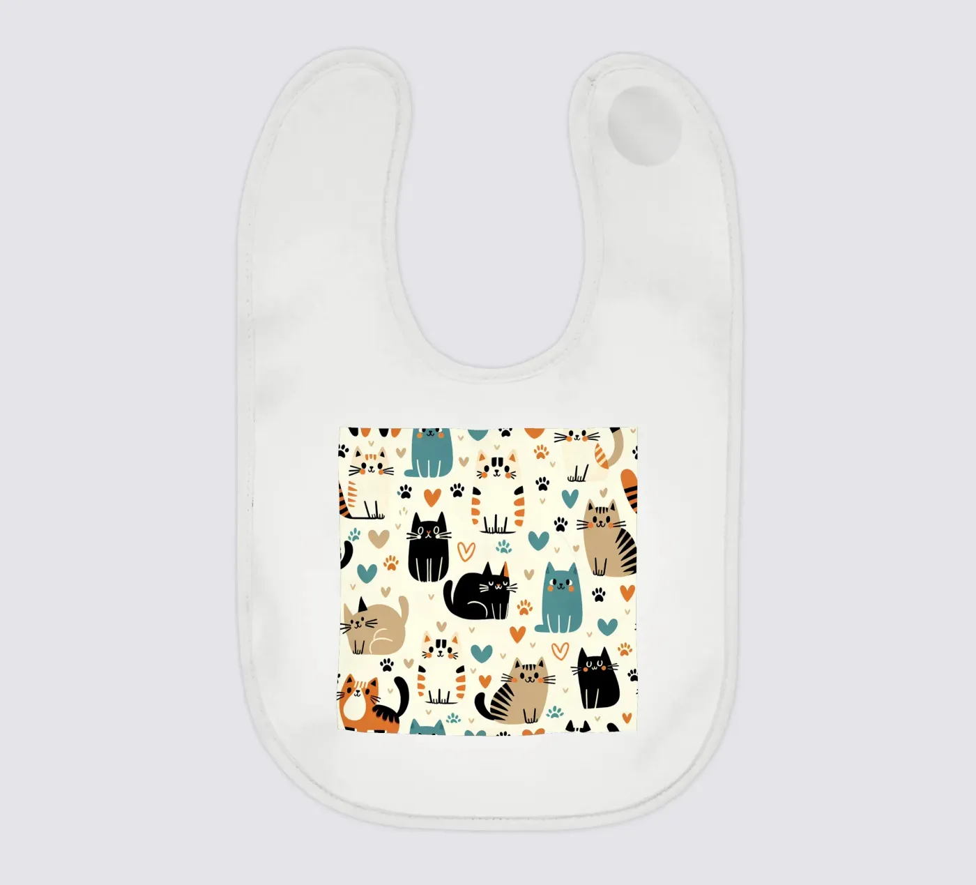 Cat Doodle Pattern bavoir de Happy Littles