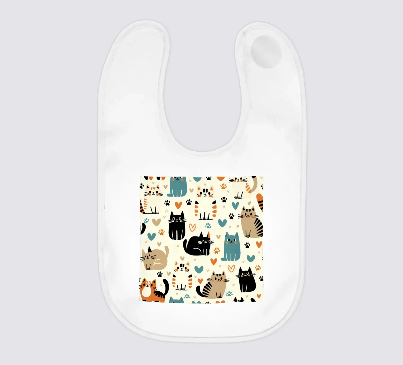 Cat Doodle Pattern bavoir de Happy Littles