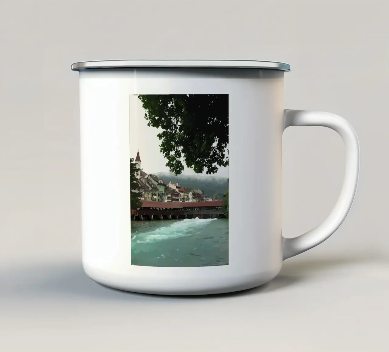 Thun tazza in smalto da Raumreise Design