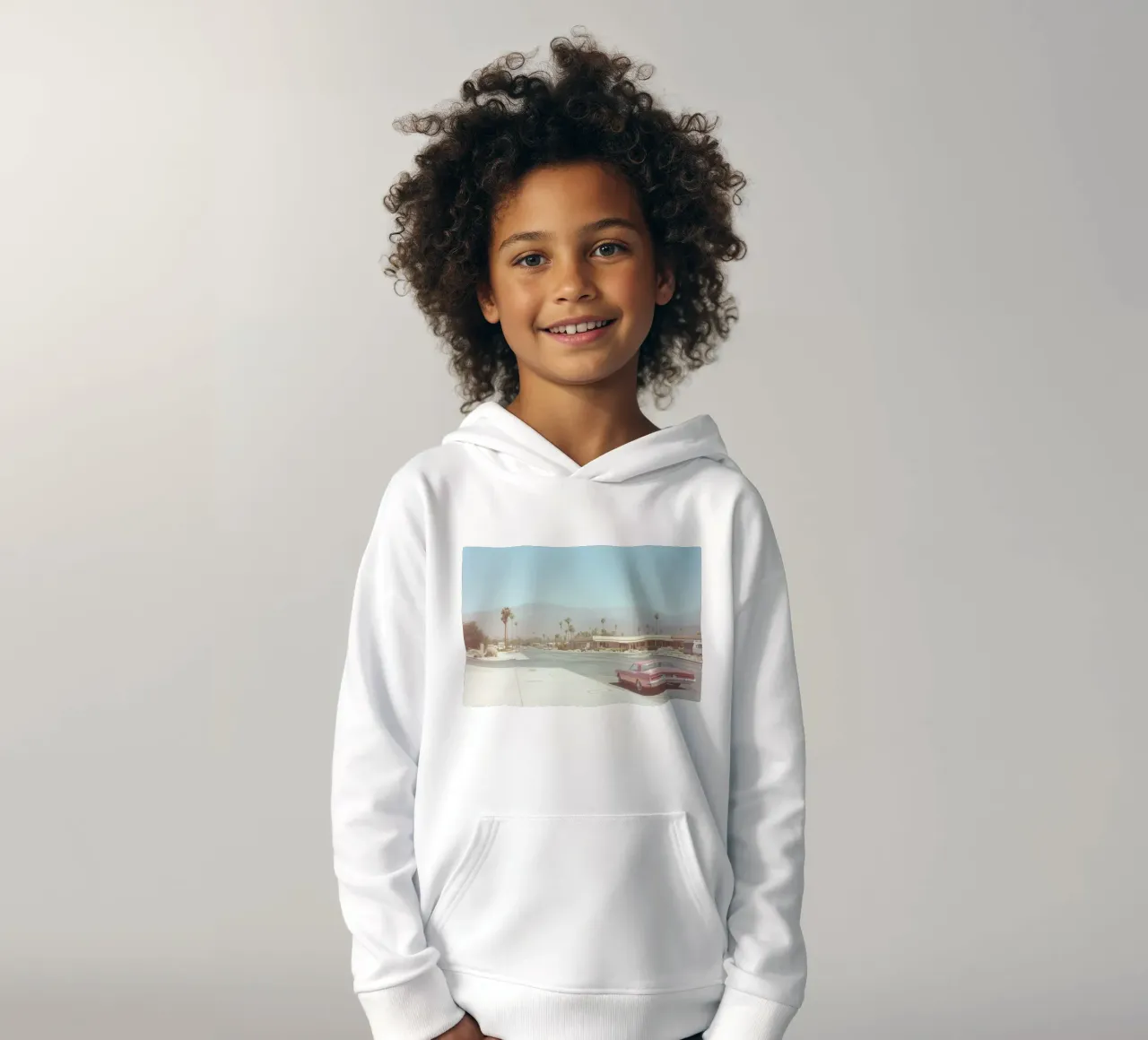 USA SérIA I Oldtimer in de straten van Palm Springs kinder hoodie van Julie Travel Photography