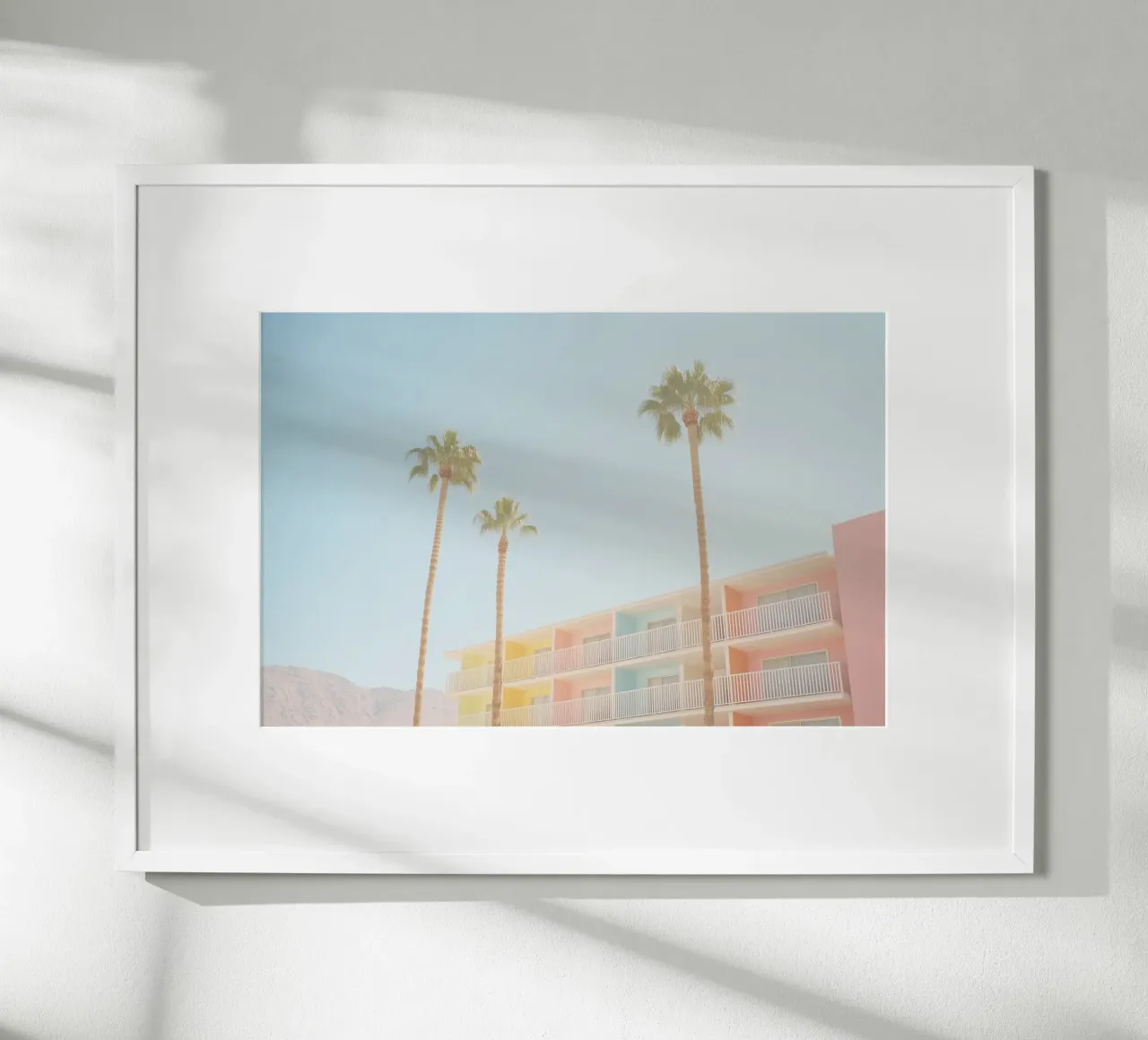 USA SérIA I Kleurrijke mid-century architectuur in Palm Springs poster van Julie Travel Photography