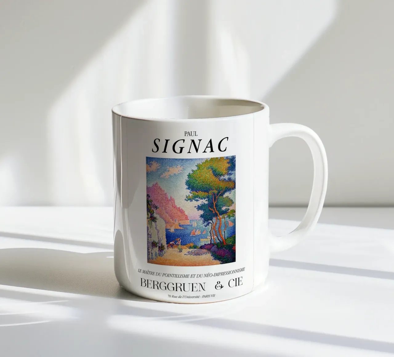 Paul Signac Capo di Noli Pointillism Master Vintage tazza in ceramica da NorwesClub
