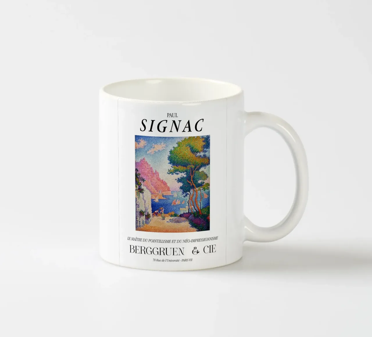 Paul Signac Capo di Noli Pointillism Master Vintage tazza in ceramica da NorwesClub