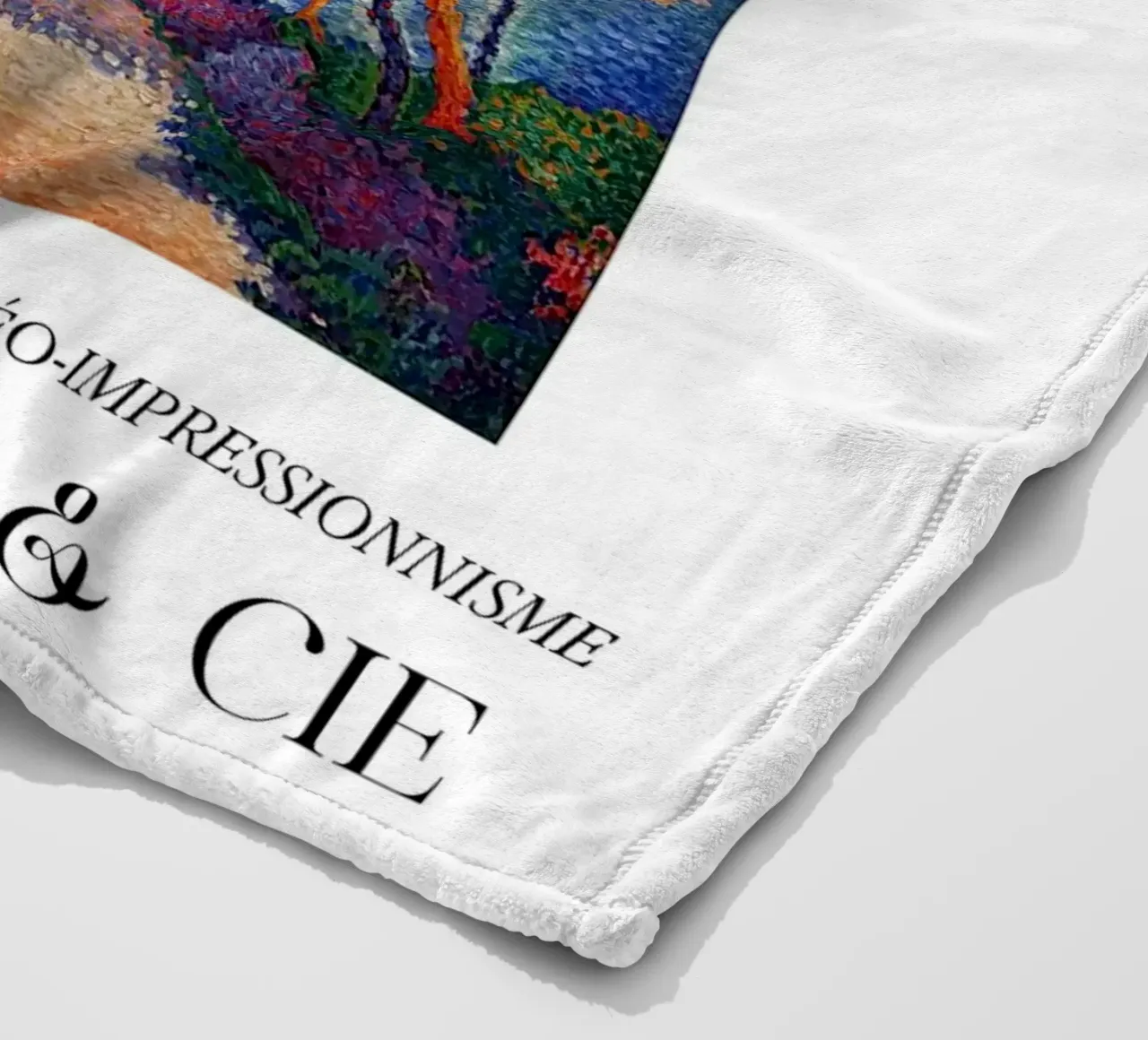 Paul Signac Capo di Noli Pointillism Master Vintage coperta in pile da NorwesClub