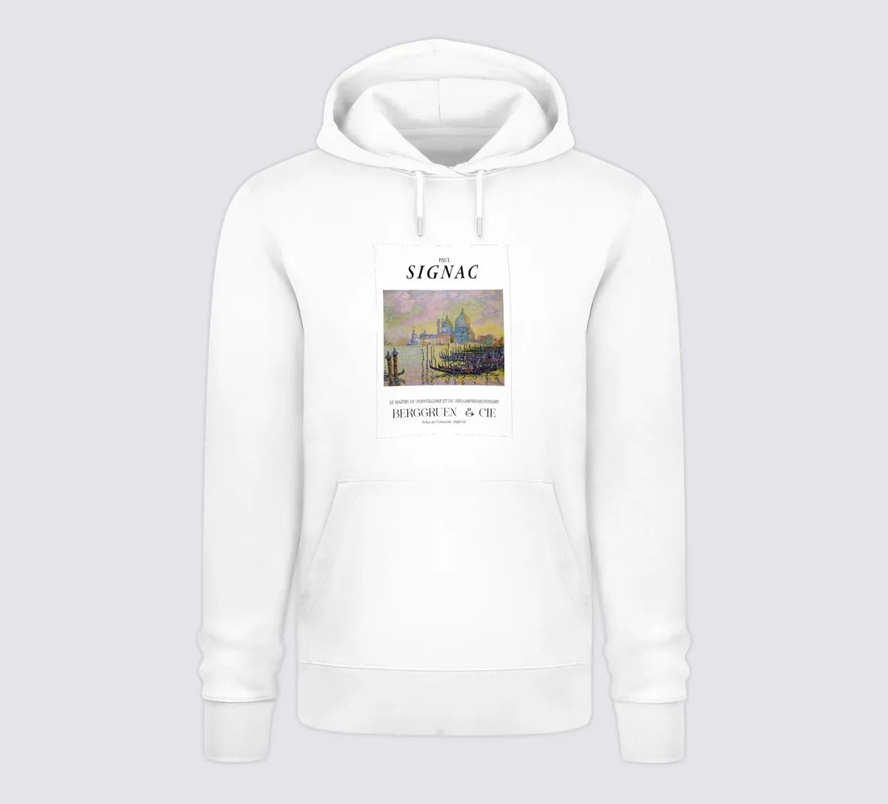 Paul Signac Canal Grande Venezia Pointillism Master Print felpa con cappuccio da NorwesClub