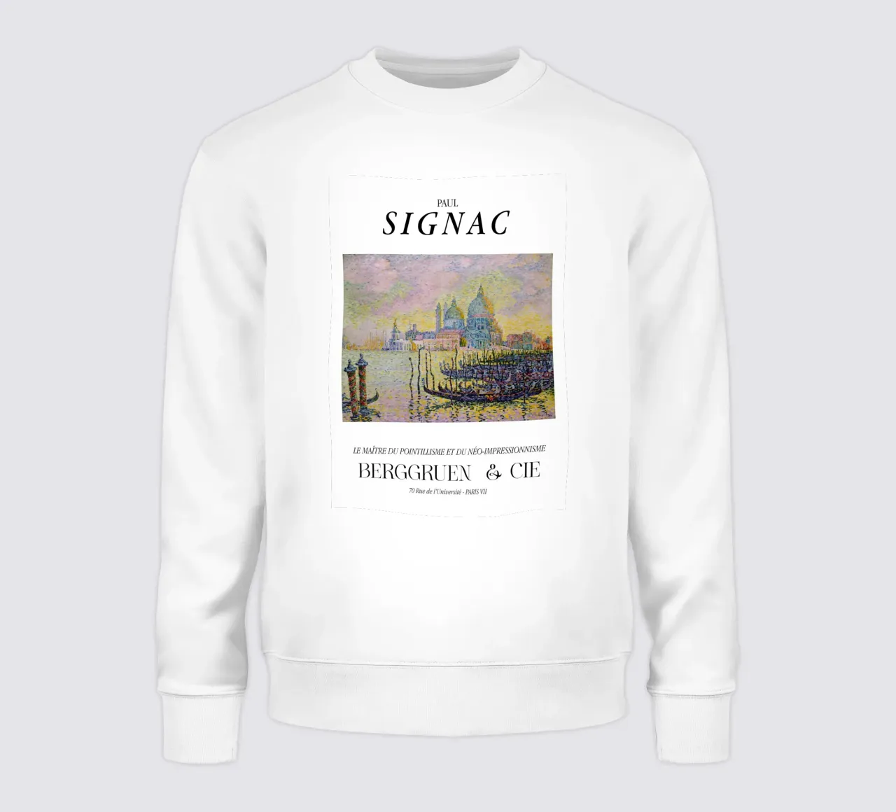 Paul Signac Canal Grande Venezia Pointillism Master Print felpa da NorwesClub