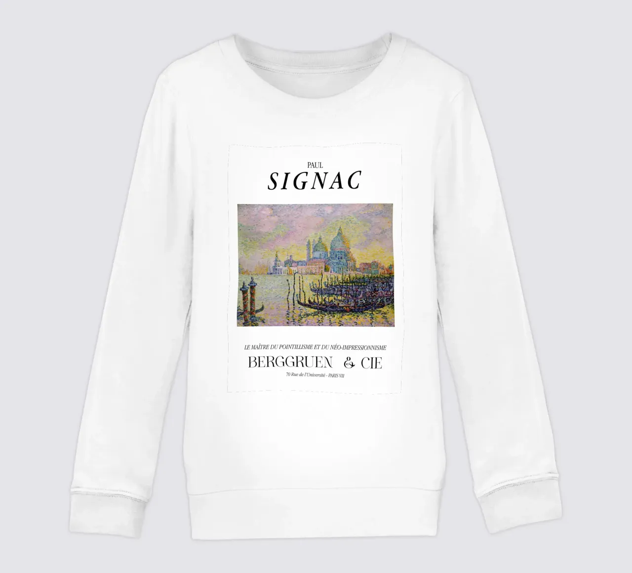 Paul Signac Canal Grande Venezia Pointillism Master Print felpa bambino da NorwesClub