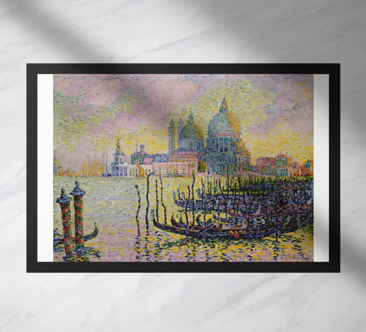 Paul Signac Canal Grande Venezia Pointillism Master Print zerbino da NorwesClub