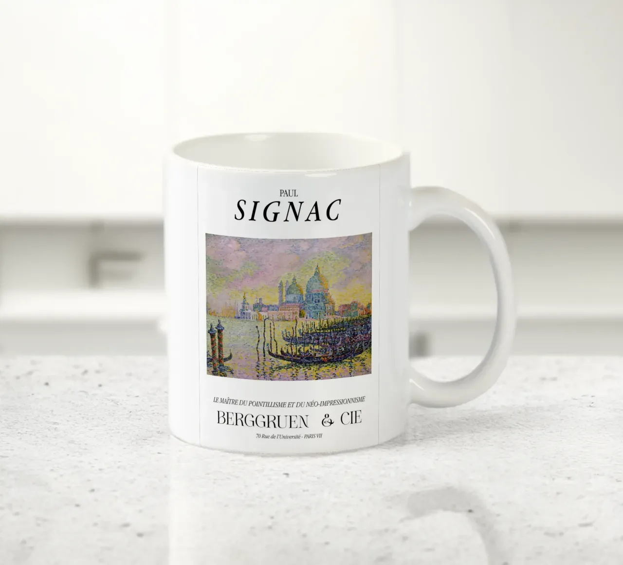 Paul Signac Canal Grande Venezia Pointillism Master Print tazza in ceramica da NorwesClub