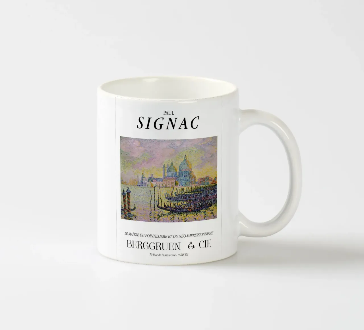 Paul Signac Canal Grande Venezia Pointillism Master Print tazza in ceramica da NorwesClub