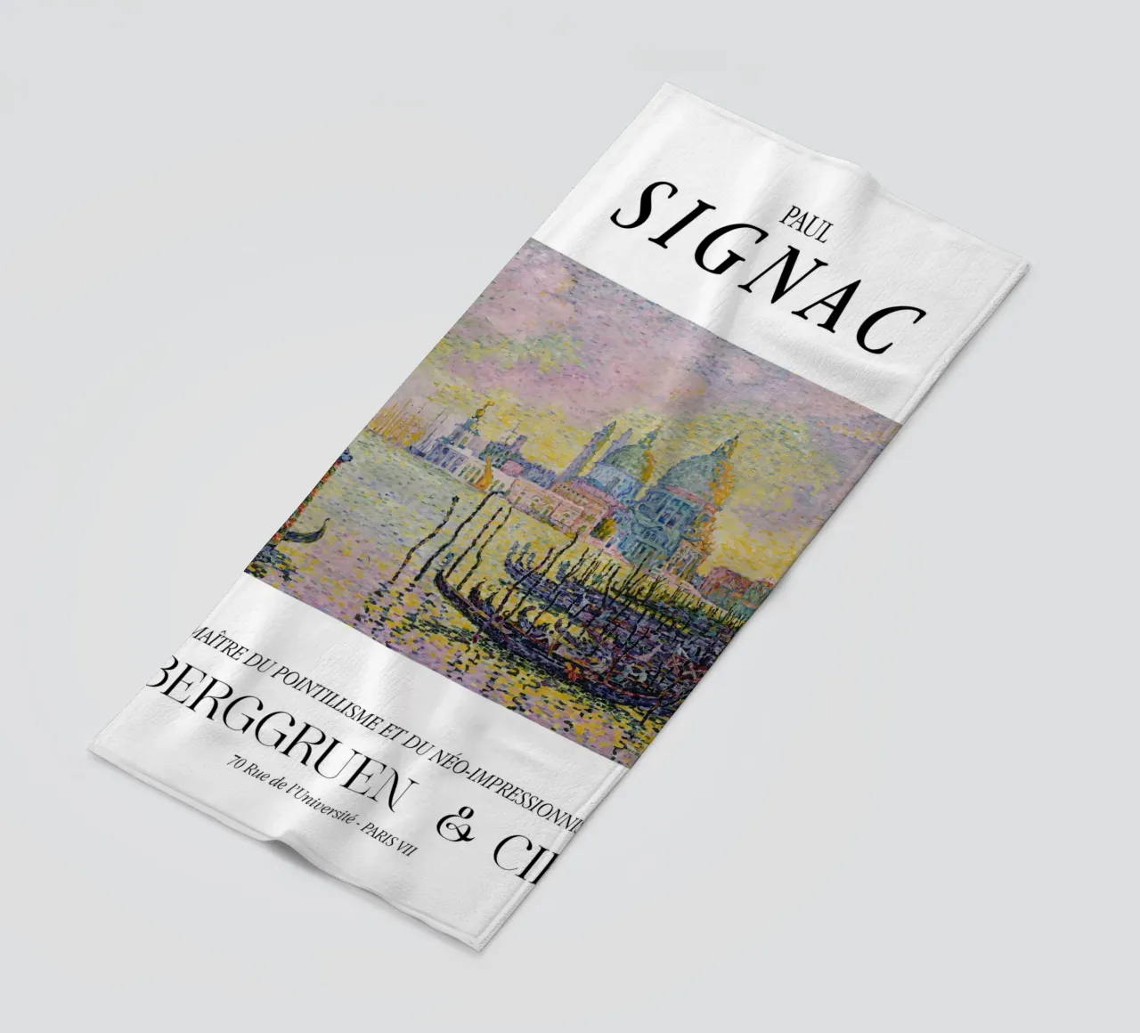 Paul Signac Canal Grande Venezia Pointillism Master Print telo mare da NorwesClub