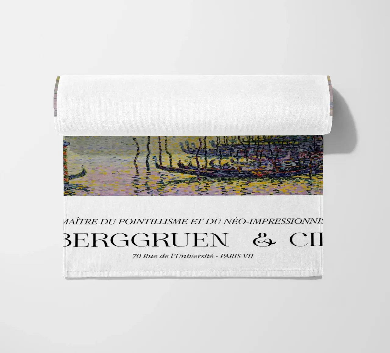 Paul Signac Canal Grande Venezia Pointillism Master Print telo mare da NorwesClub