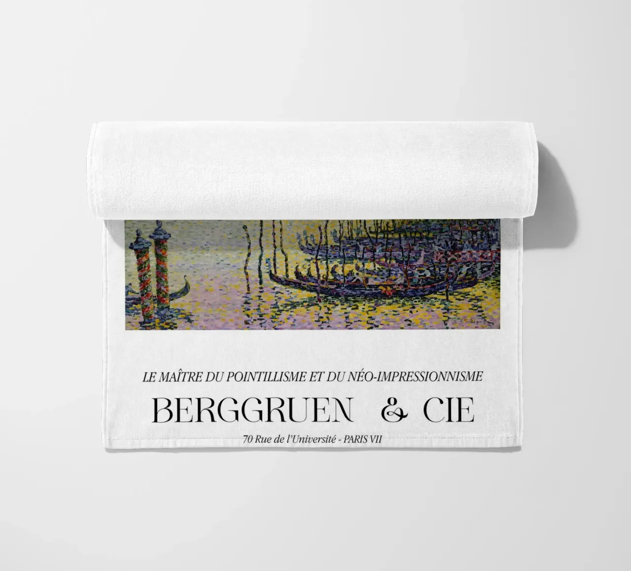 Paul Signac Canal Grande Venezia Pointillism Master Print telo mare da NorwesClub