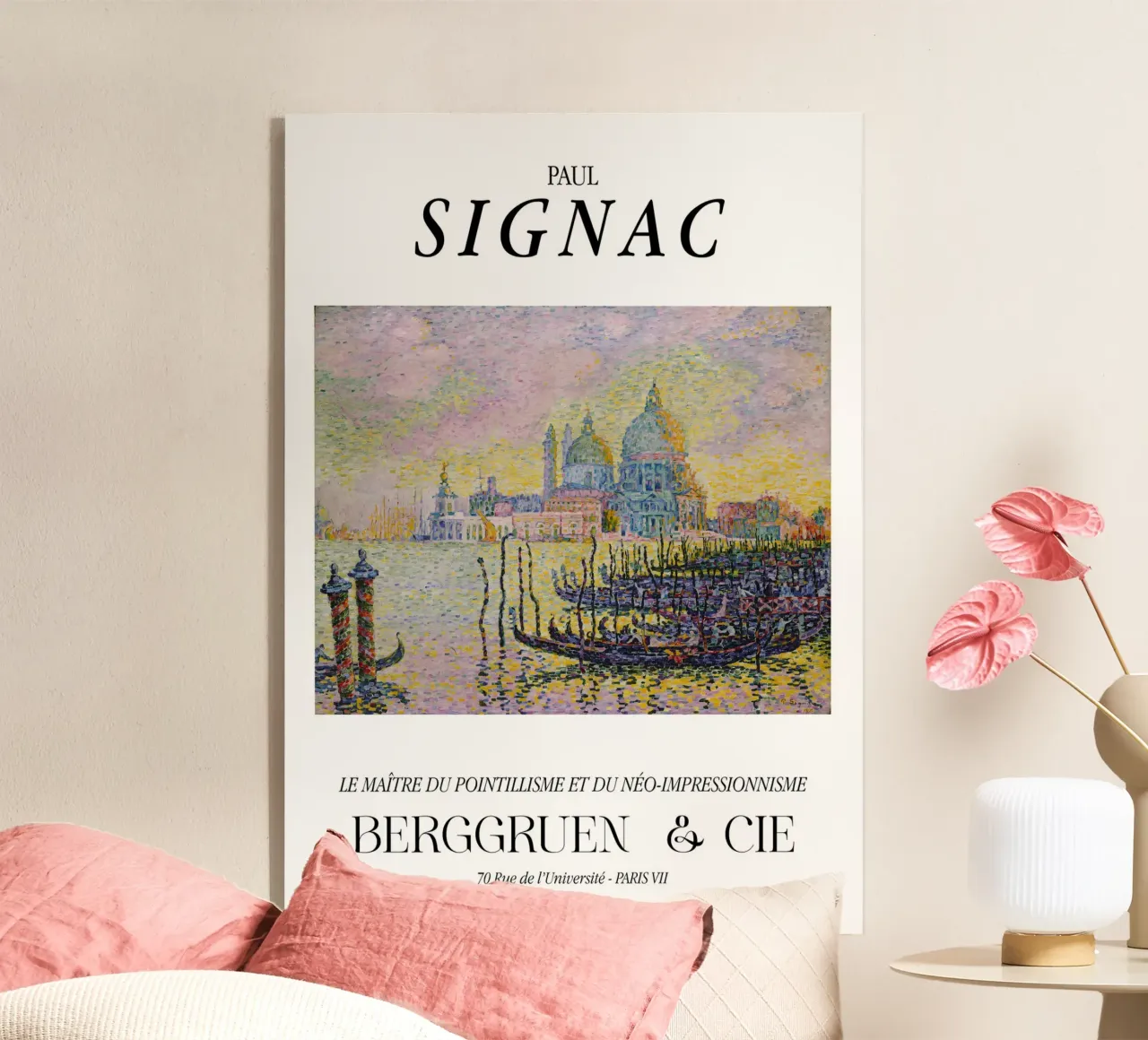 Paul Signac Canal Grande Venezia Pointillism Master Print plexiglass da NorwesClub