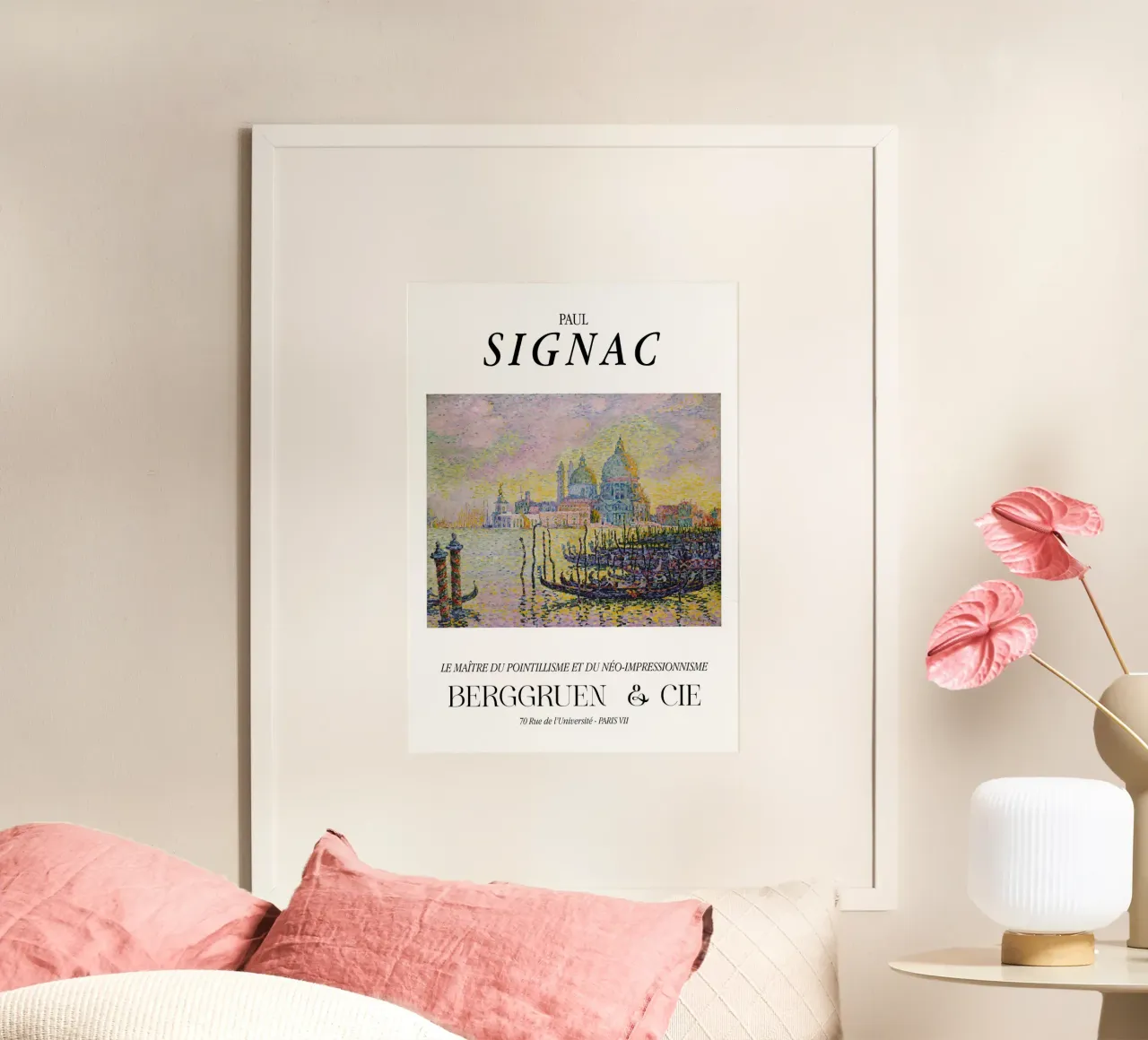 Paul Signac Canal Grande Venezia Pointillism Master Print carta hahnemühle da NorwesClub