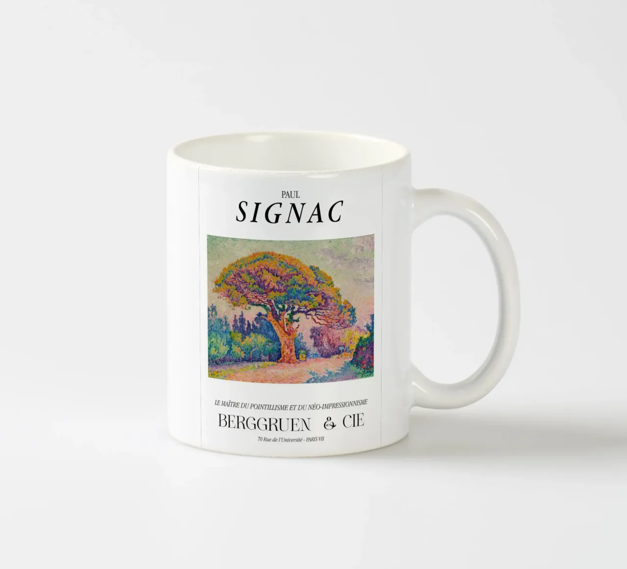 Paul Signac Dennenboom Pointillisme Meester Berggruen Kunst keramische mok van NorwesClub