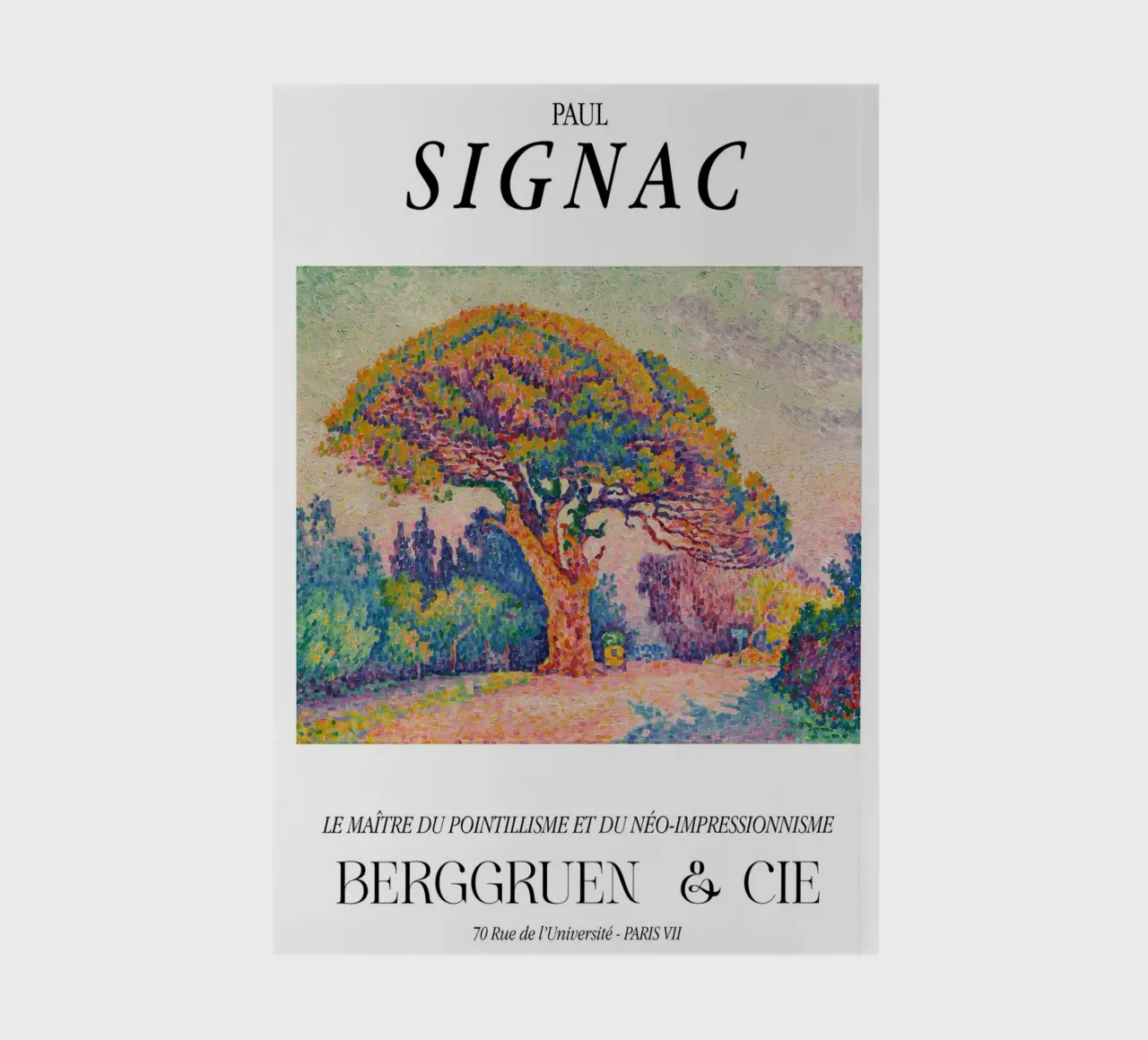 Paul Signac Pine Tree Pointillism Master Berggruen Art notebook by NorwesClub