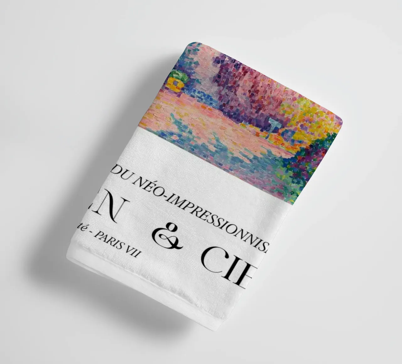 Paul Signac Pine Tree Pointillism Master Berggruen Art towel by NorwesClub