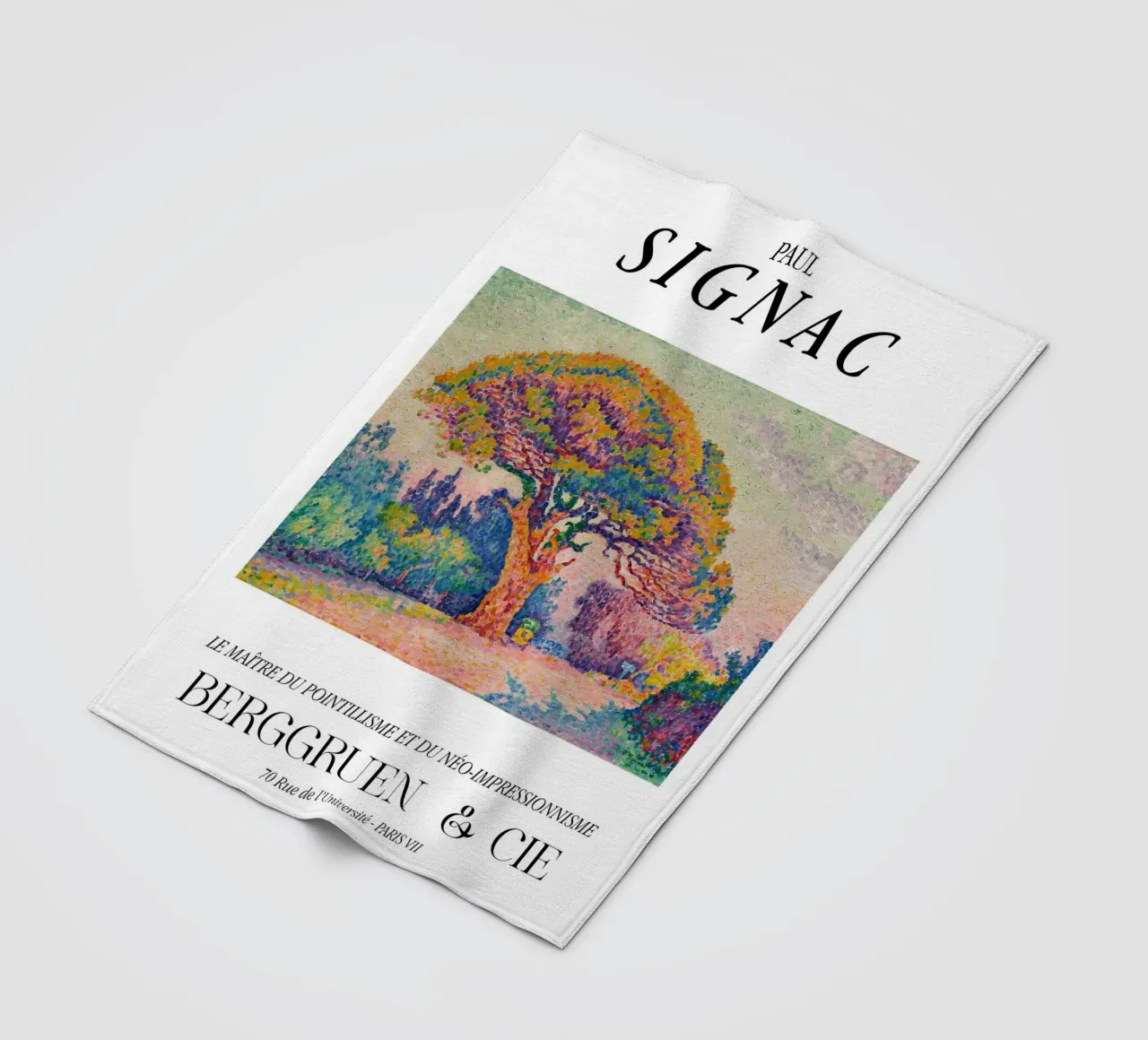 Paul Signac Pine Tree Pointillism Master Berggruen Art Fleecedecke von NorwesClub