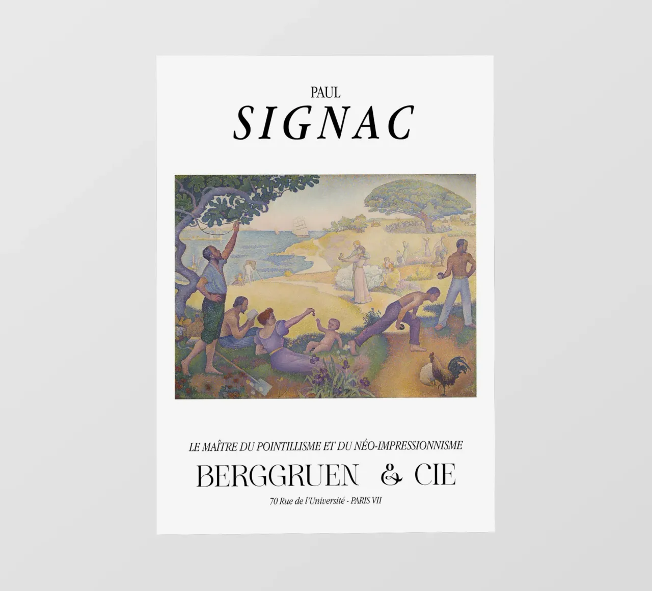 Paul Signac Harmony Utopia Pointillism Master Berggruen backlit film by NorwesClub
