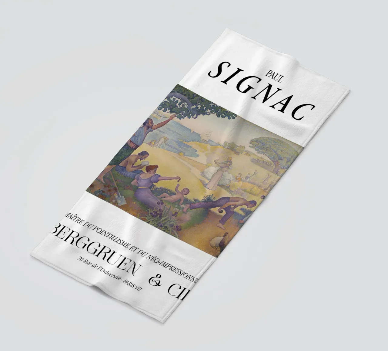 Paul Signac Harmonie Utopia Pointillisme Meester Berggruen strandhanddoek van NorwesClub