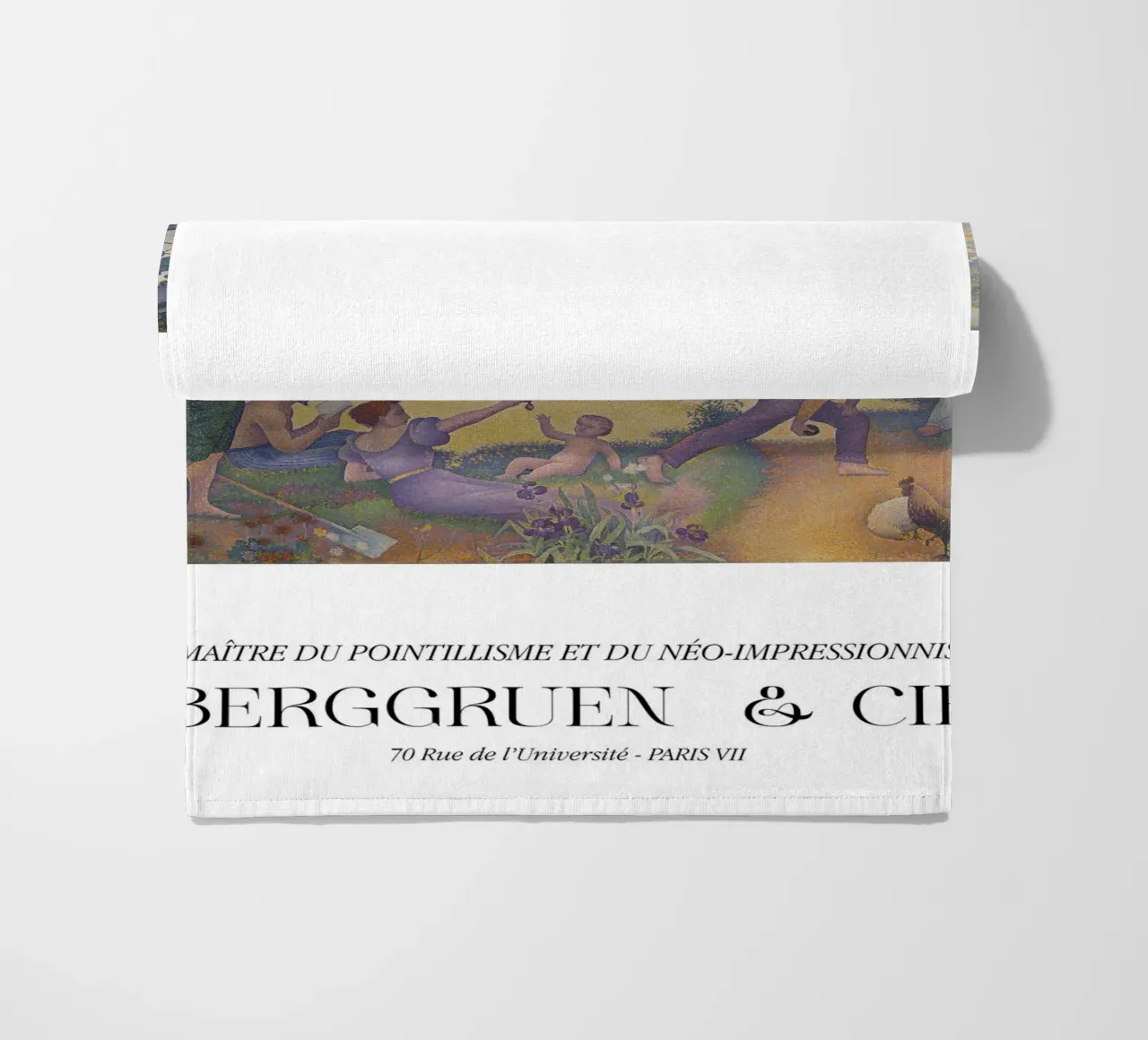 Paul Signac Harmonie Utopia Pointillisme Meester Berggruen strandhanddoek van NorwesClub