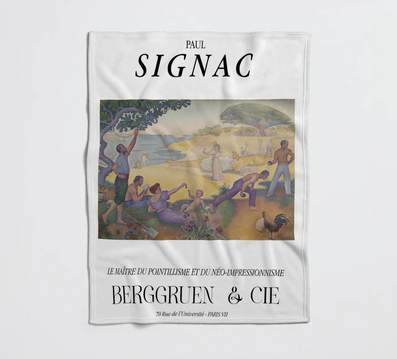 Paul Signac Harmonie Utopia Pointillisme Meester Berggruen fleecedeken van NorwesClub