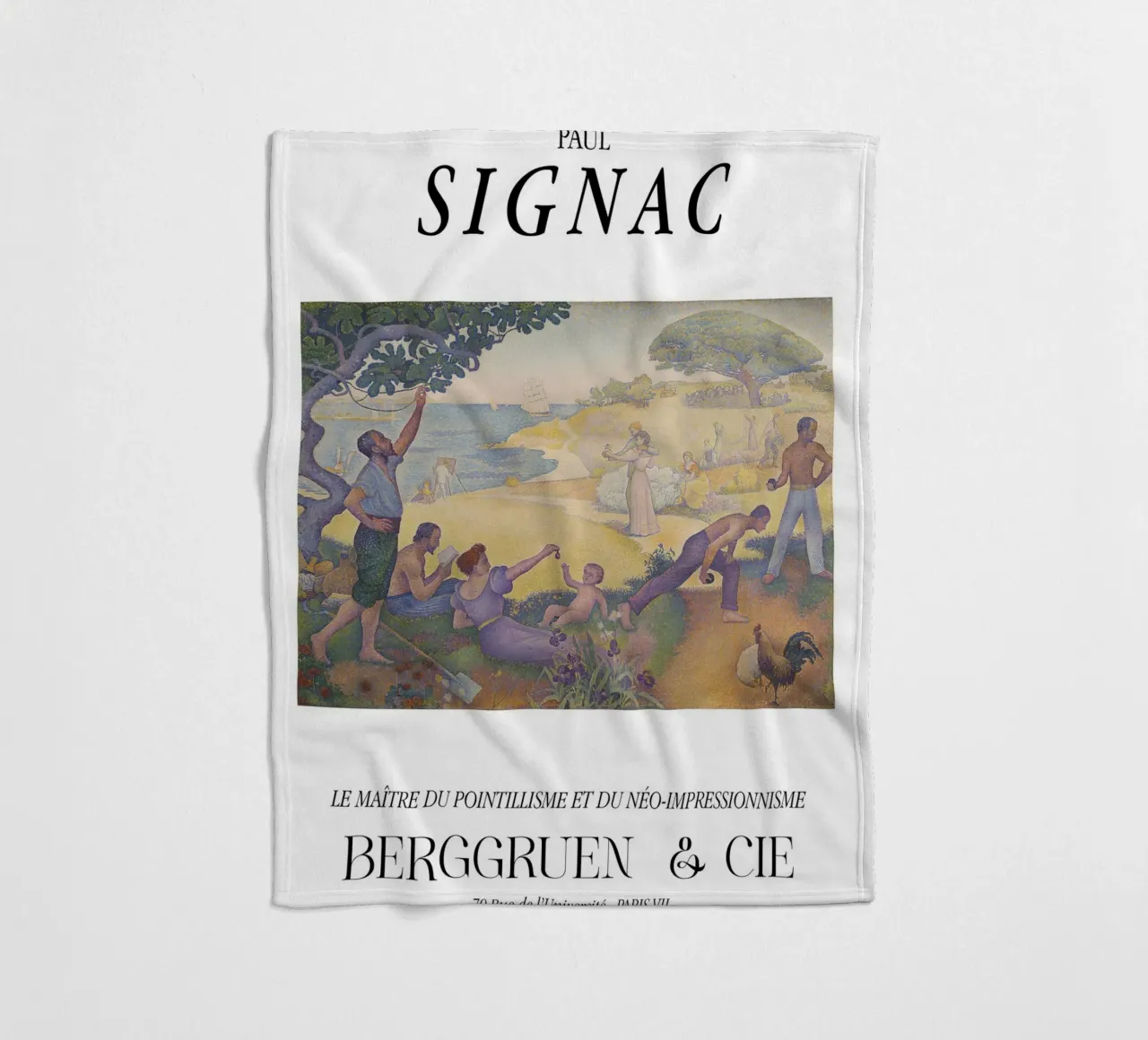 Paul Signac Harmonie Utopia Pointillisme Meester Berggruen fleecedeken van NorwesClub
